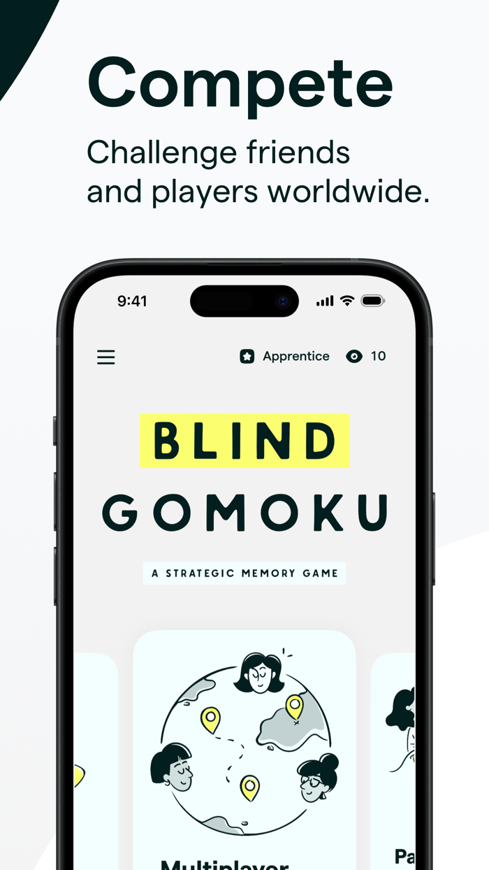 Blind Gomoku - Five in a Row