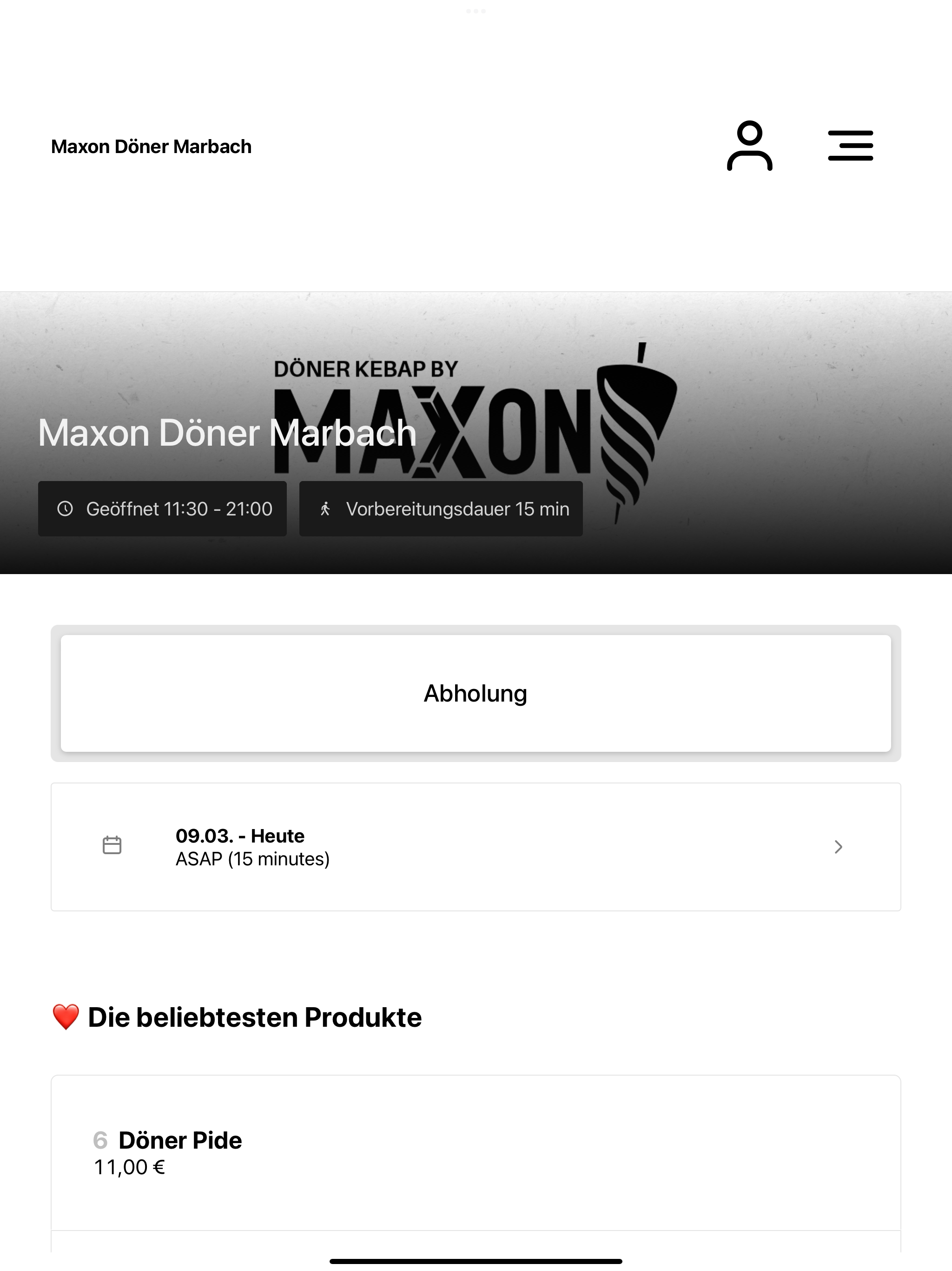 Maxon Döner Marbach