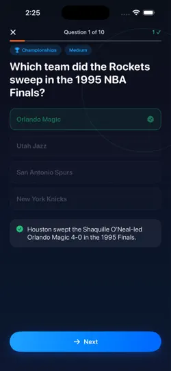 Screenshot von Basketball Hoops Trivia auf dem iPhone 2