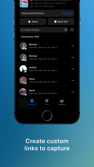 Markit AI: Text Your Audience Screenshot