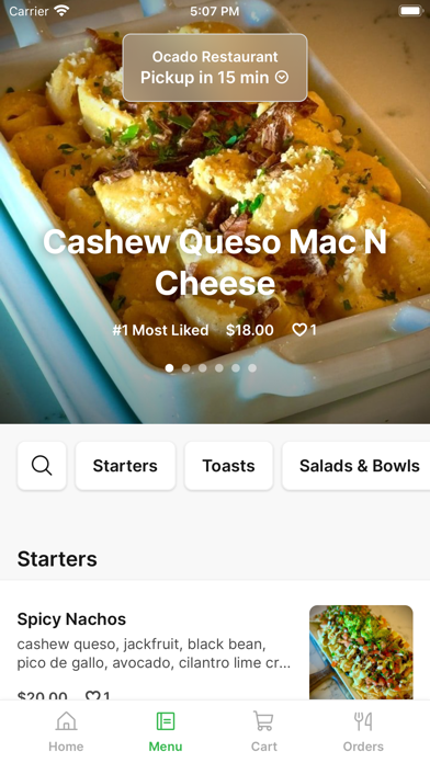 Ocado Restaurant Screenshot