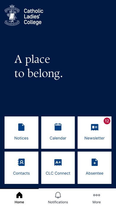 Catholic Ladies' College Screenshot
