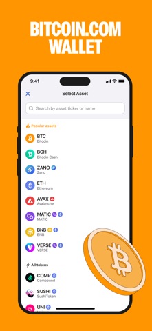 Bitcoin.com Wallet: Bitcoin iPhone screenshot 1