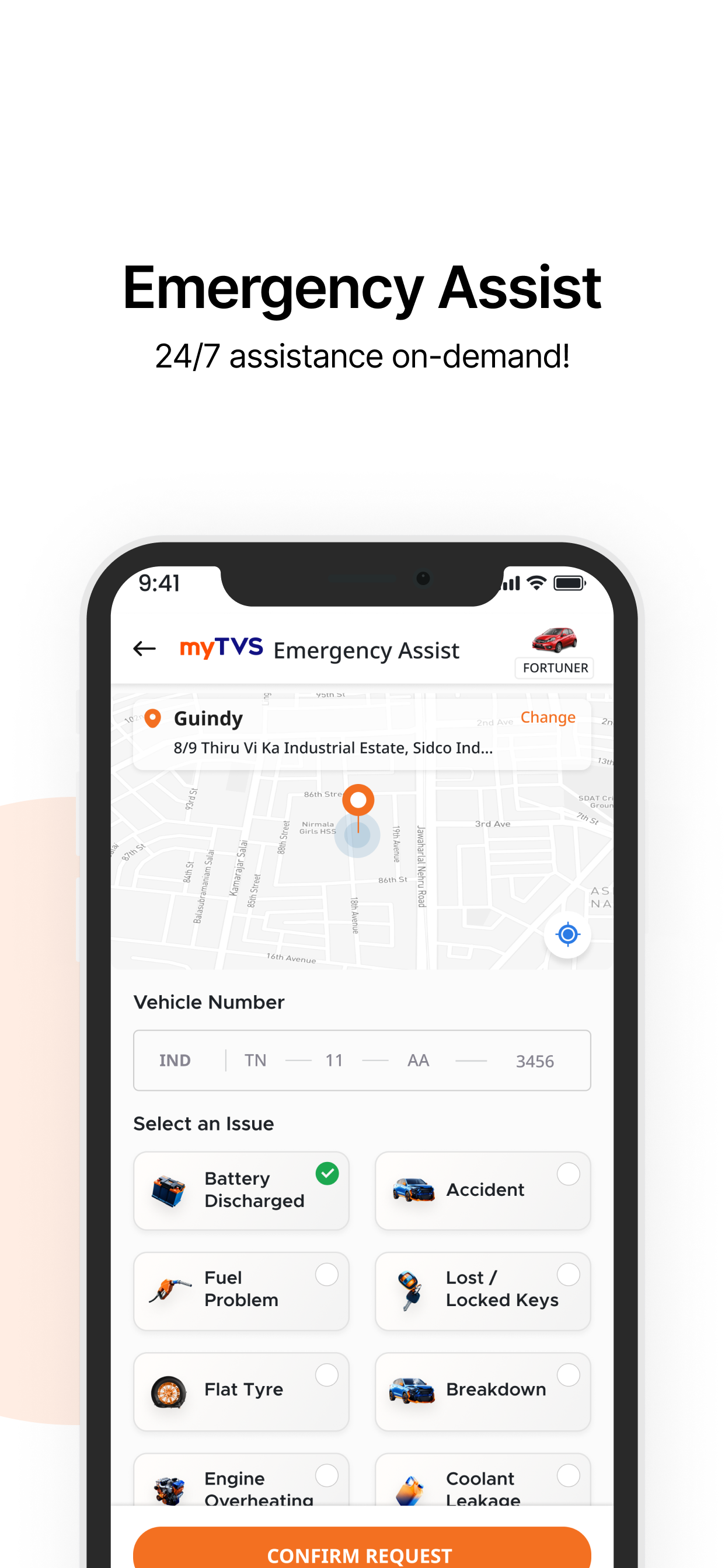 myTVS Vehicle Services