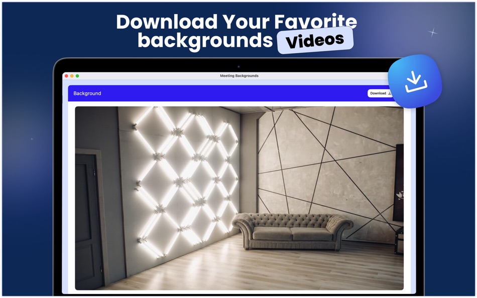 #4. AI Backgrounds for Meeting (macOS) 由: Waqas Zafar