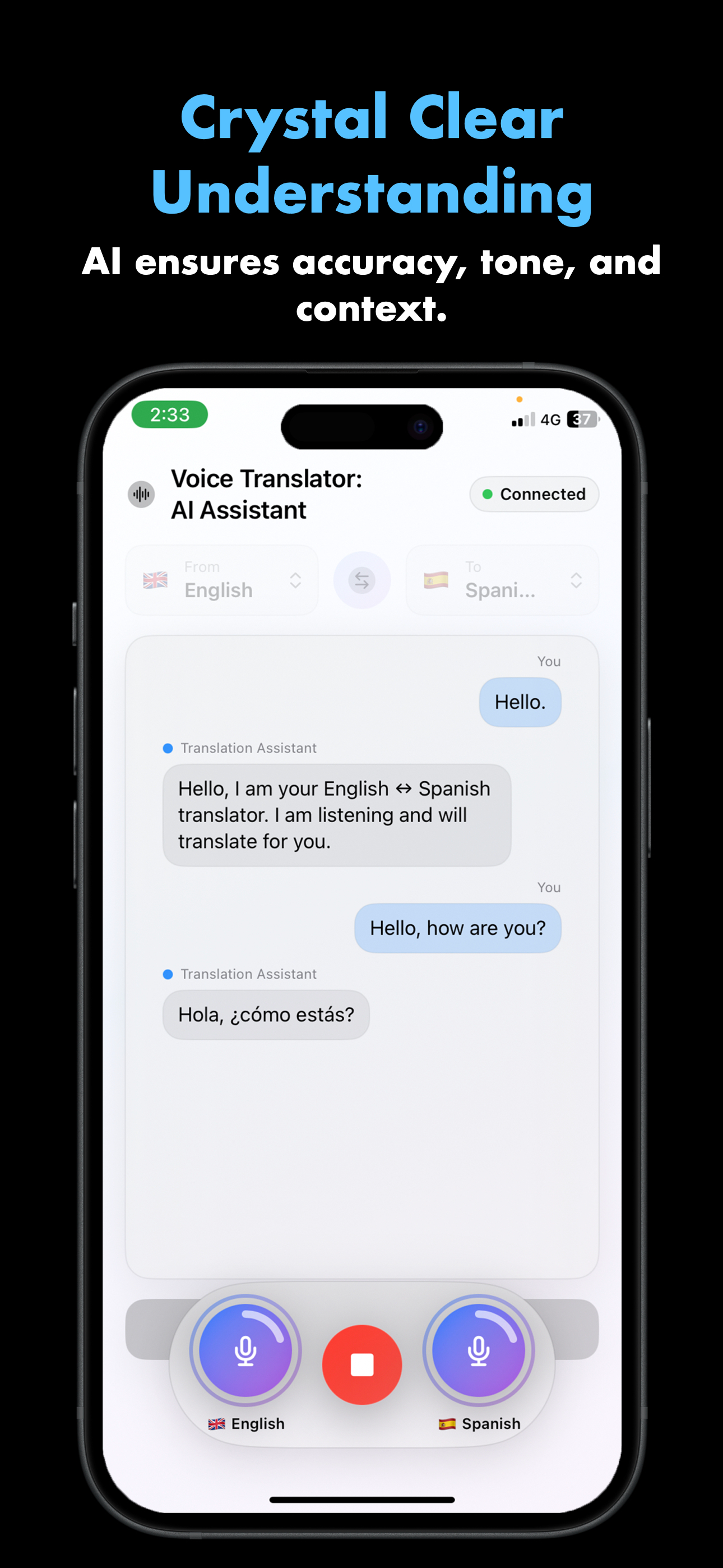Voice Translator: AI Assistant screenshot 5