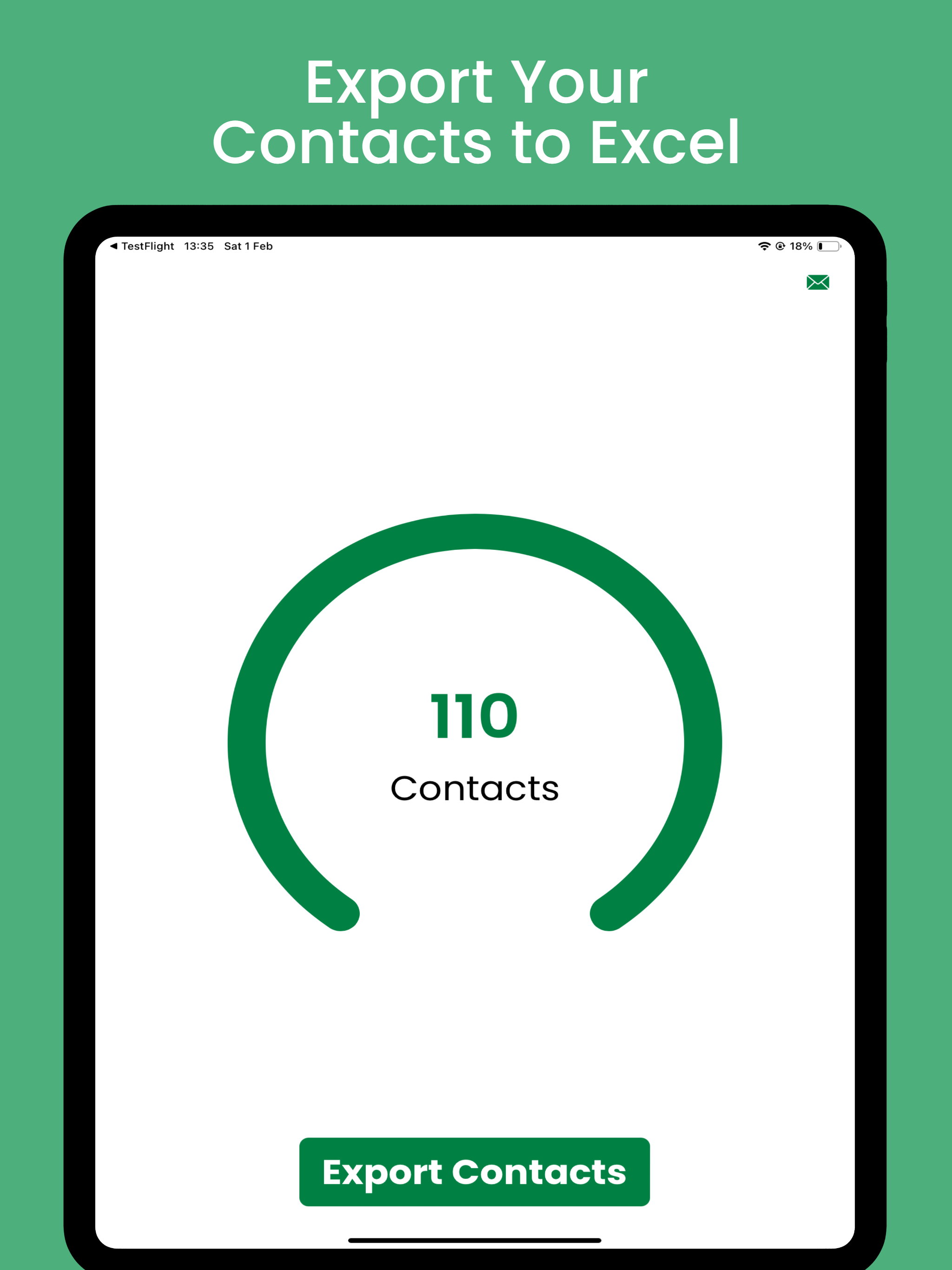 Export Contacts to Excel - CSV