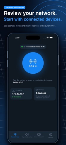 Spyscan - Spy Camera Scanner Screenshot 1 of 5