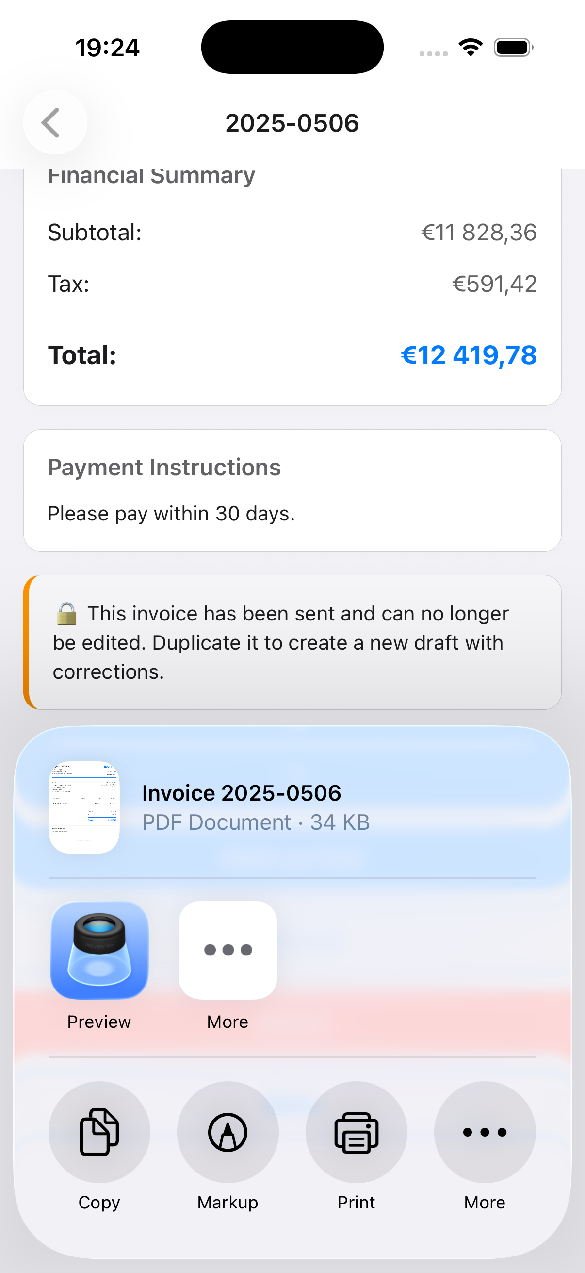 Invoice Easy screenshot 5