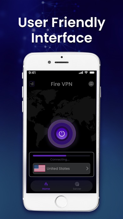 Fire VPN: Fast, Safe, Private Screenshot