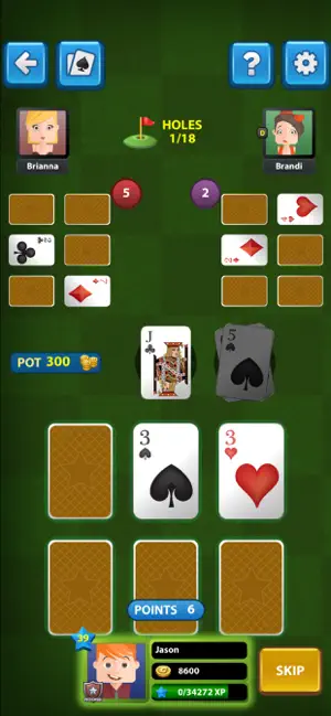 Golf Card Game Classic screenshot 1