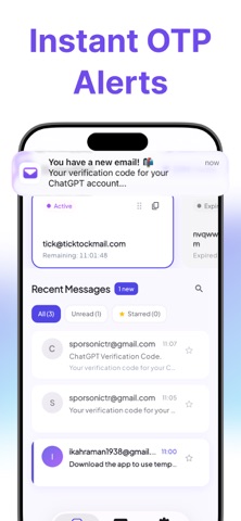BurnerMail: Temp Email App Screenshot 3 of 5