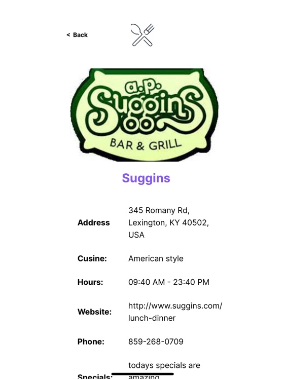 Get Today’s Specials