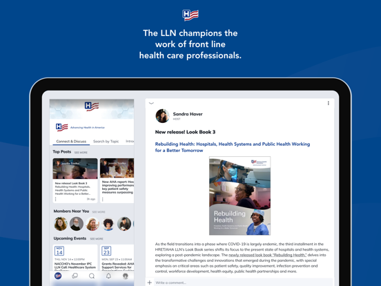 AHA Living Learning Network iPad screenshot 2 - Medical app