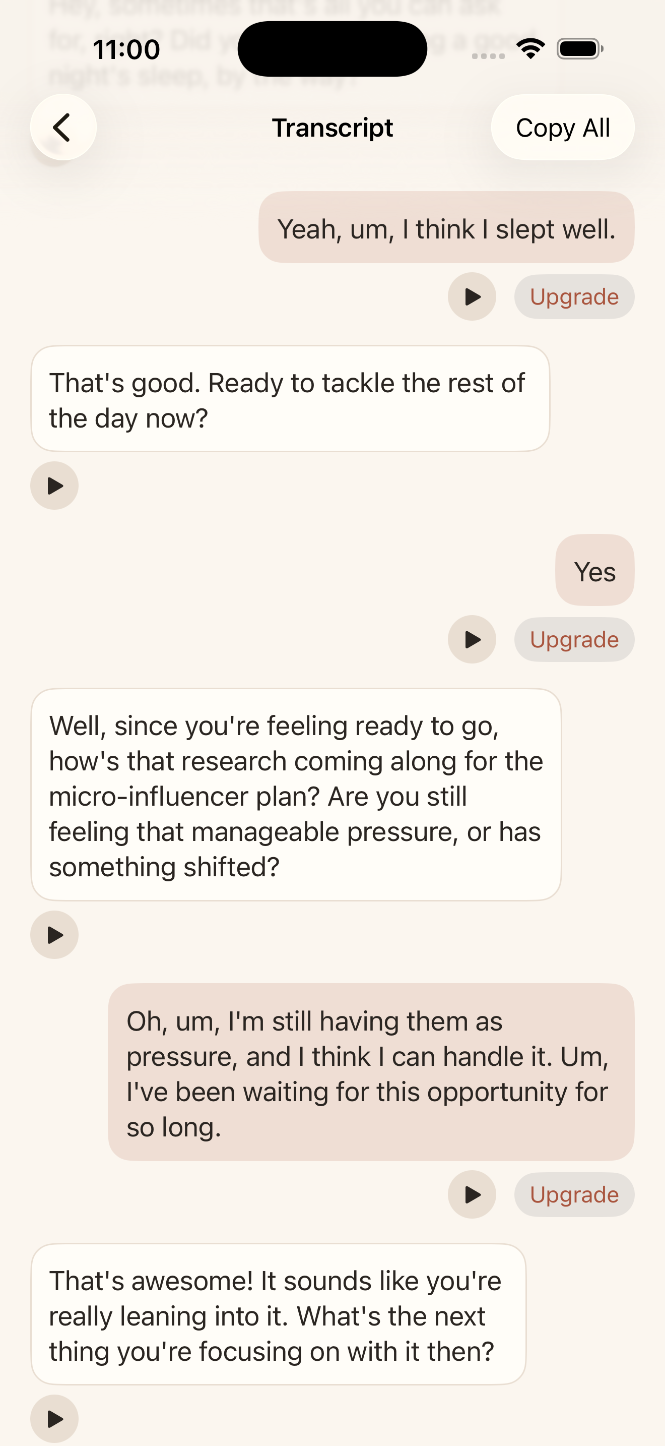 Talk to Samantha screenshot 4