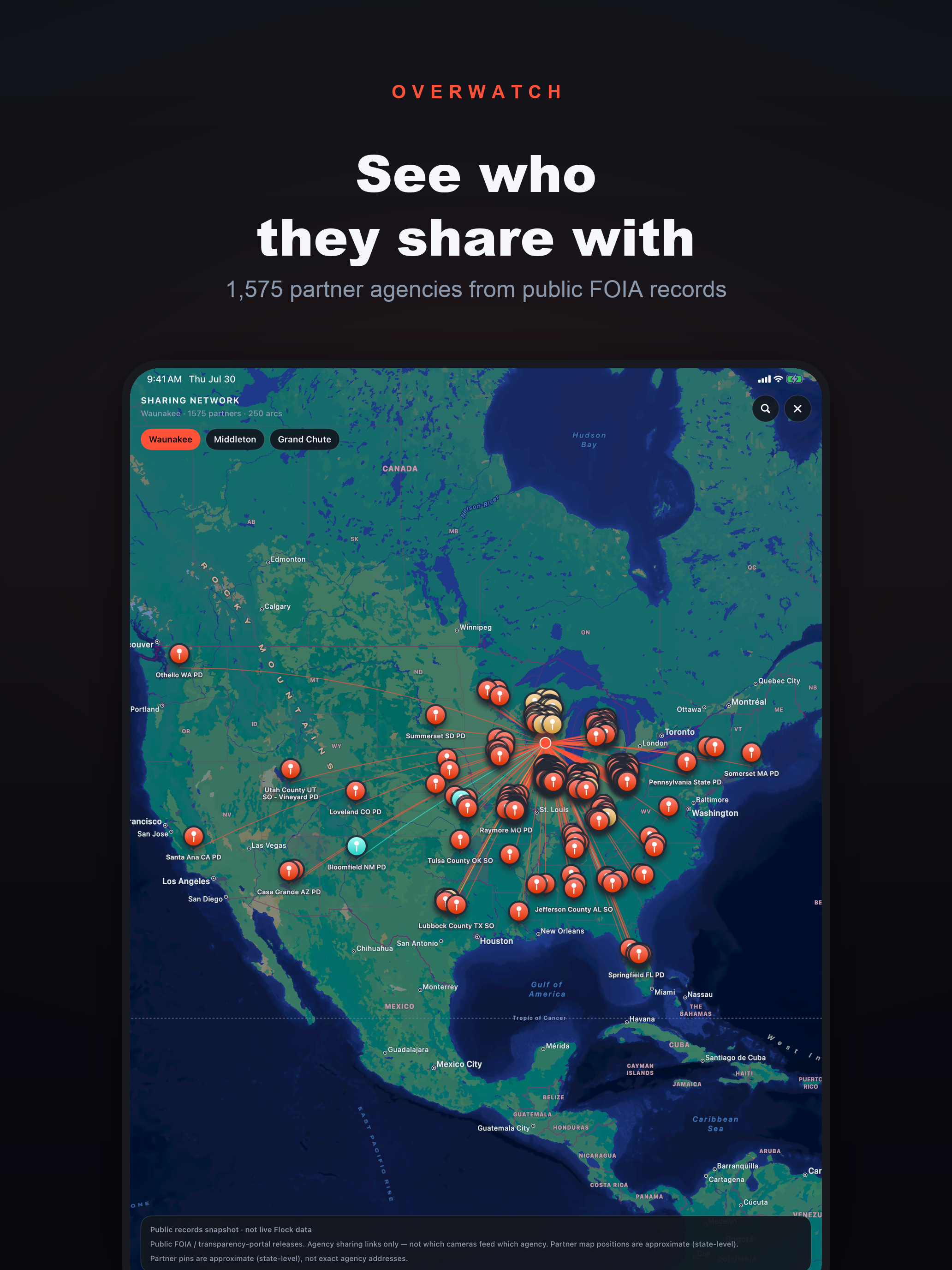 Flock Surveillance: ALPR Map screenshot 8