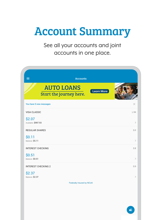 LBS Financial CU iPad screenshot 6 - Finance app
