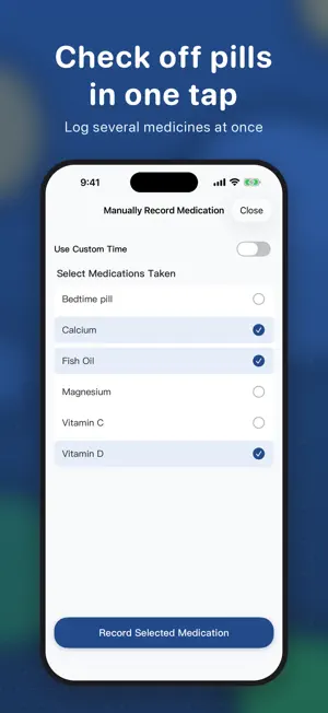 TickDose: Pill Reminder & Log screenshot 1