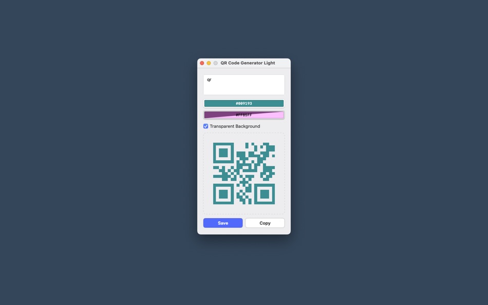 #4. QR Code Generator Light (macOS) Με: Serge Kornew