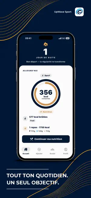 UpWave Sport : Calories & GPS screenshot 1