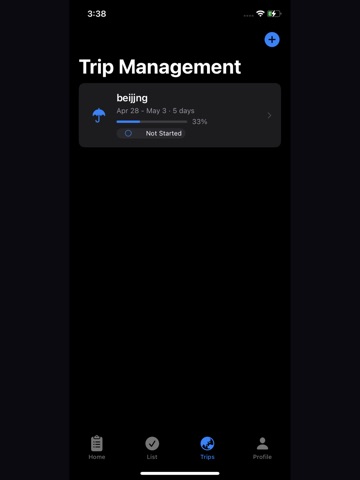 Smart Travel Packing Assistant iPad screenshot