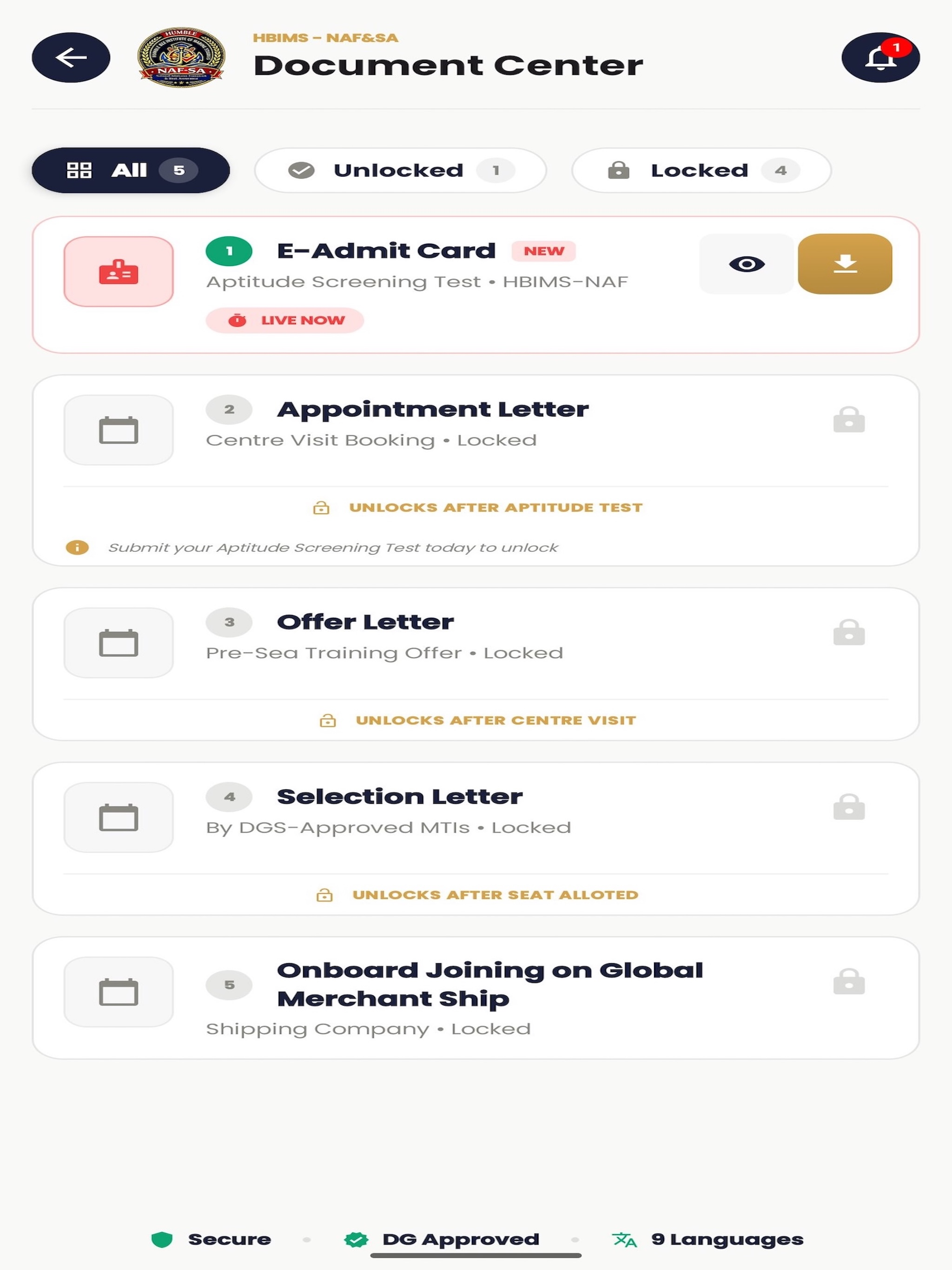 HBIMS: NAF-SA Framework screenshot 10