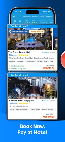 Traveloka: Book Hotel & Flight App Store preview screenshot 4