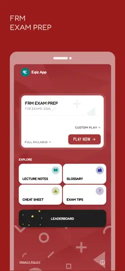 FRM Risk Prep: With AI iPhone Screenshot 1