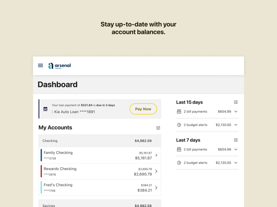 Screenshot #5 pour Arsenal Credit Union