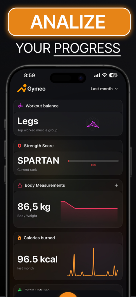 Gymeo - Scan & Workout Tracker screenshot 7