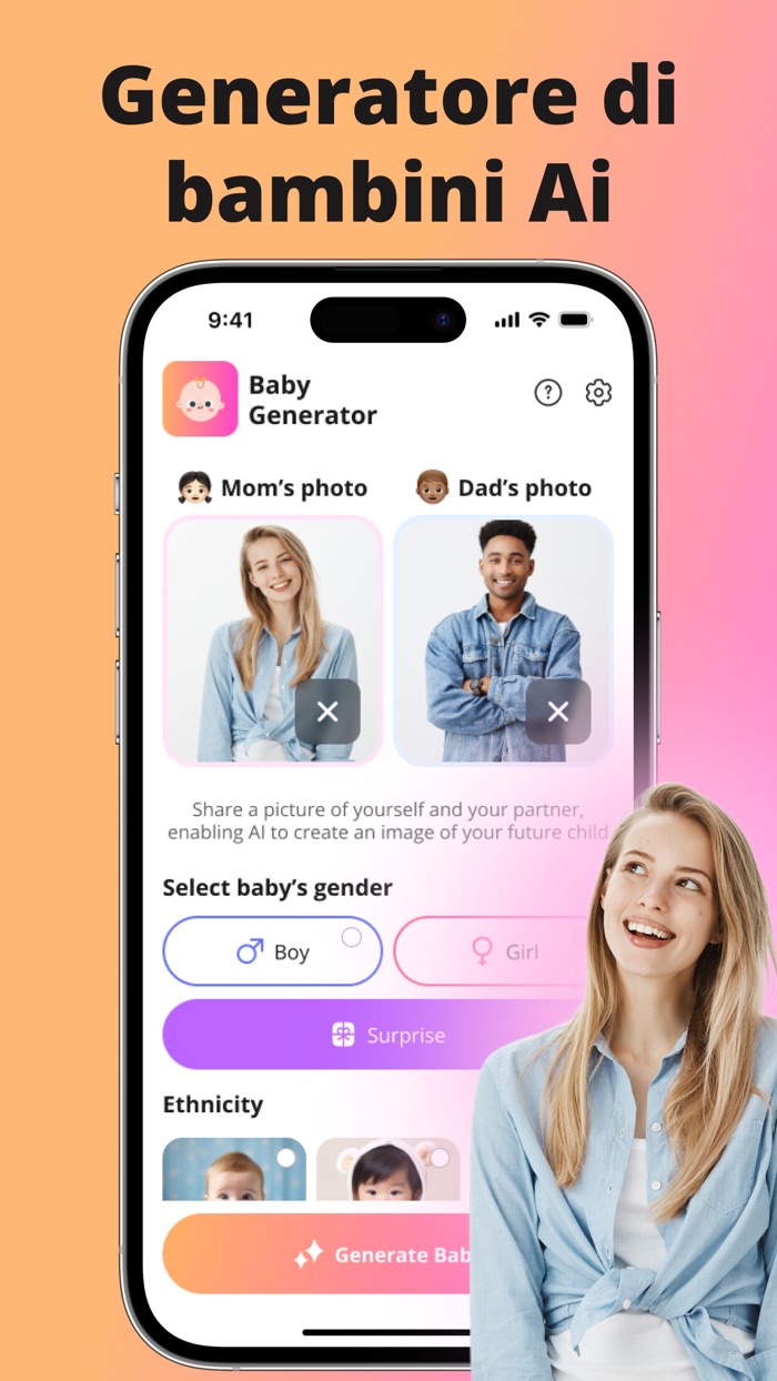 Baby Face Maker Al Generator.