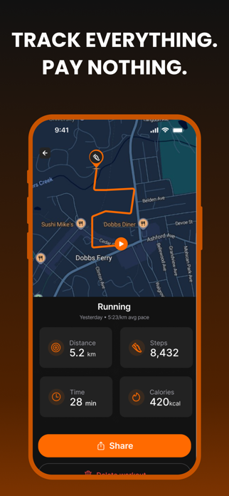 MapStride: Run & Walk Tracker Screenshot 5 of 6