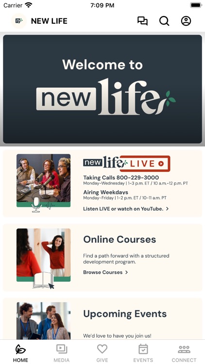 NEW LIFE MINISTRIES APP