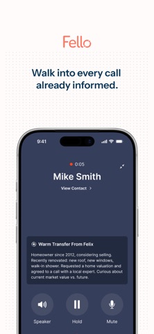 Fello AI iPhone screenshot
