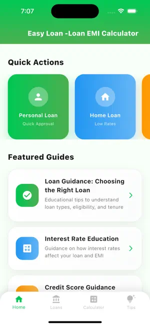 Easy Loan -Loan EMI Calculator screenshot 1