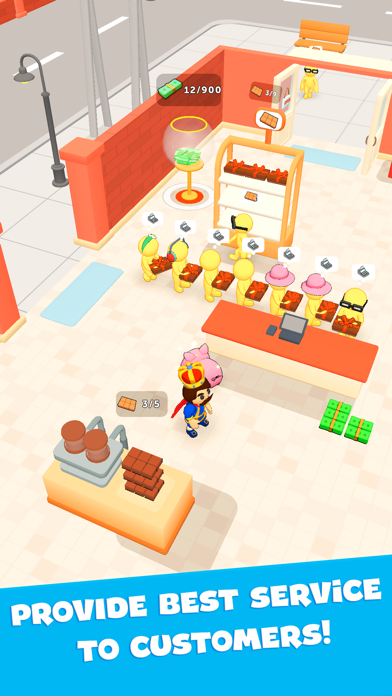 Idle Bakery Empire: Cafe Game Screenshot