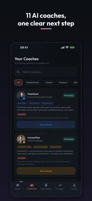 CoachFlux: AI Life Coach screenshot 1