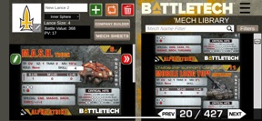 BattleTech Tactical Companion screenshot