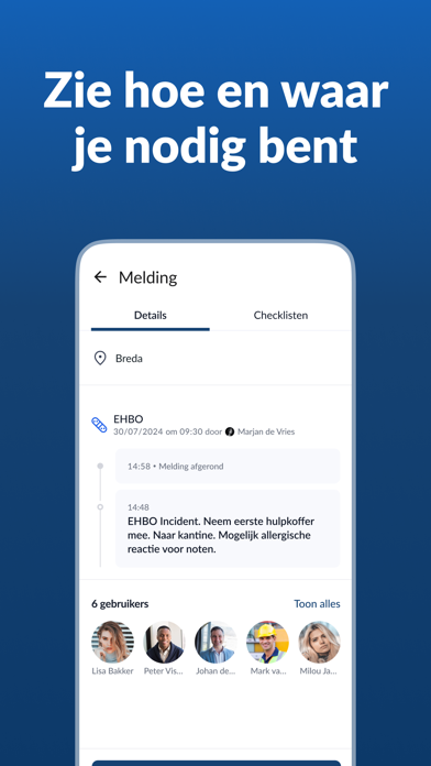 Screenshot #3 pour Safeguard Rijksbrede BHV App