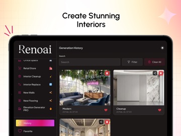 RenoAI – Renovation Visualizer iPad screenshot