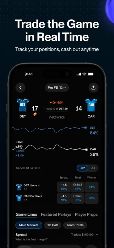 Novig: Prediction Market screenshot 3 of 6