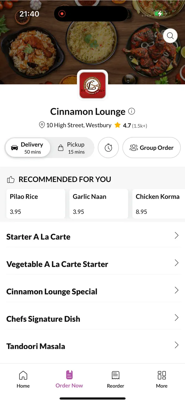 Screenshot #2 pour Cinnamon Lounge.