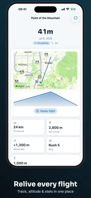 XC Log: Paragliding Log screenshot 3