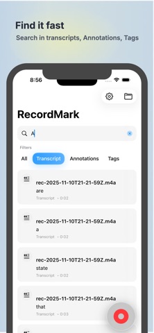RecordMark: AI Note Taker screenshot