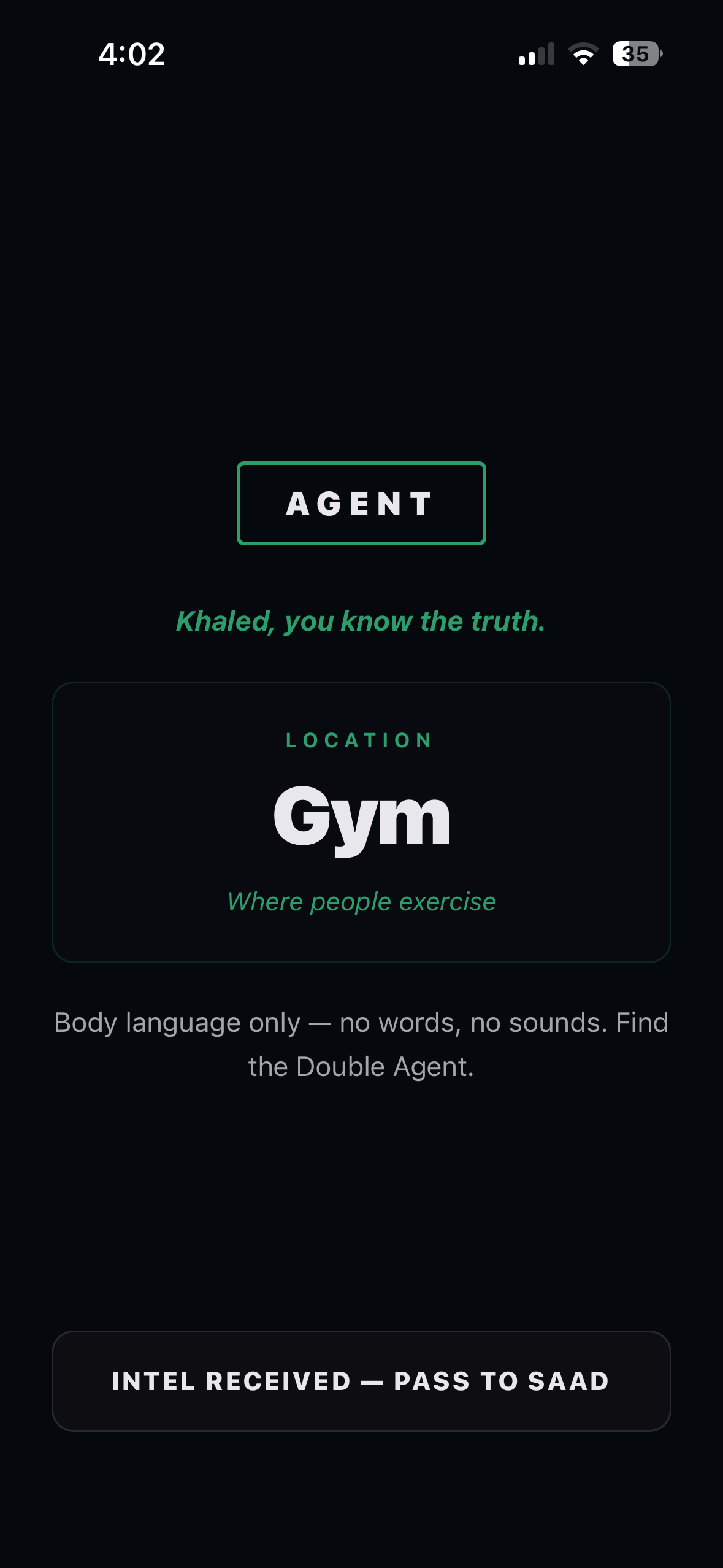 The Double Agent