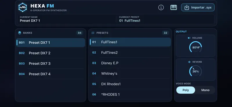 Hexa FM screenshot 1 of 2