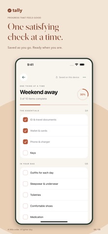 Tally: Offline Checklist Maker Screenshot 4 of 8