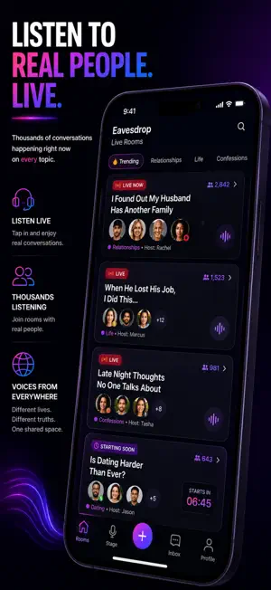 Eavesdrop: Live Stories screenshot 2