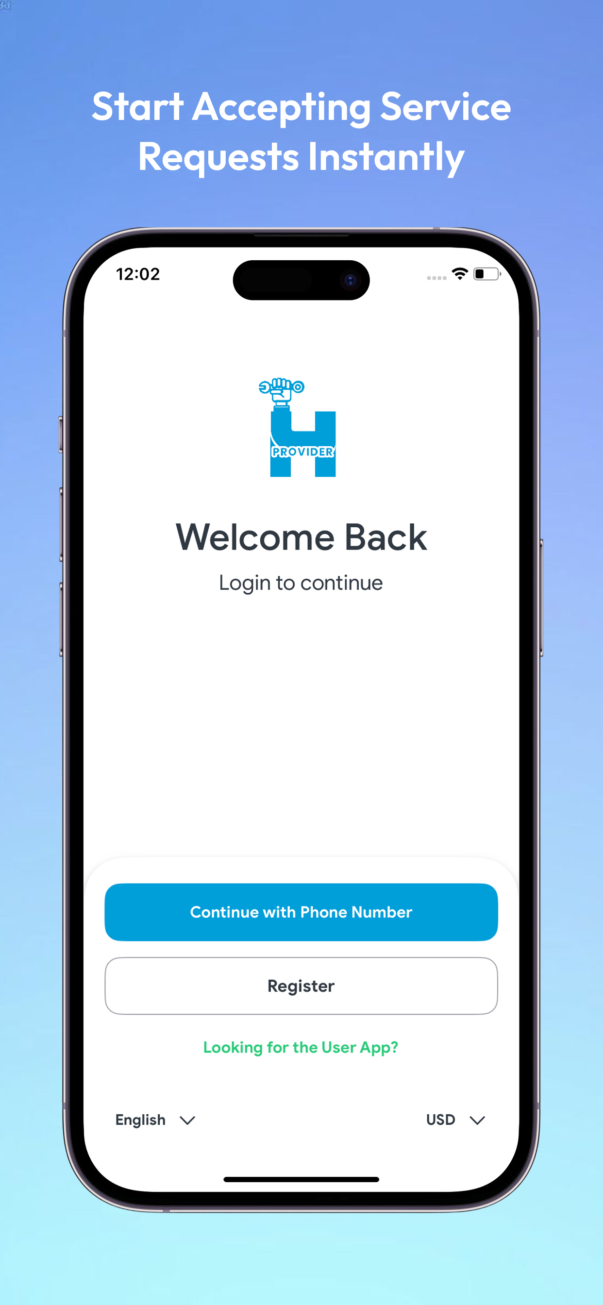 GoferHandyXprovider screenshot 2