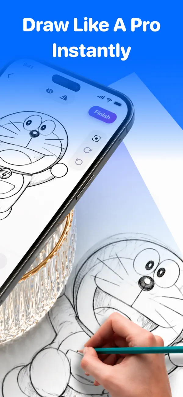 Screenshot #2 pour AR Draw Sketch: Trace Art